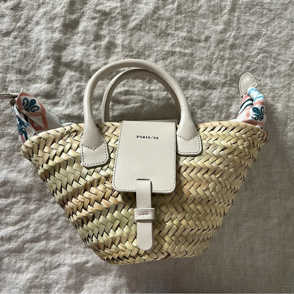 Paris 64 Oh Là Là Beige Mini Basket